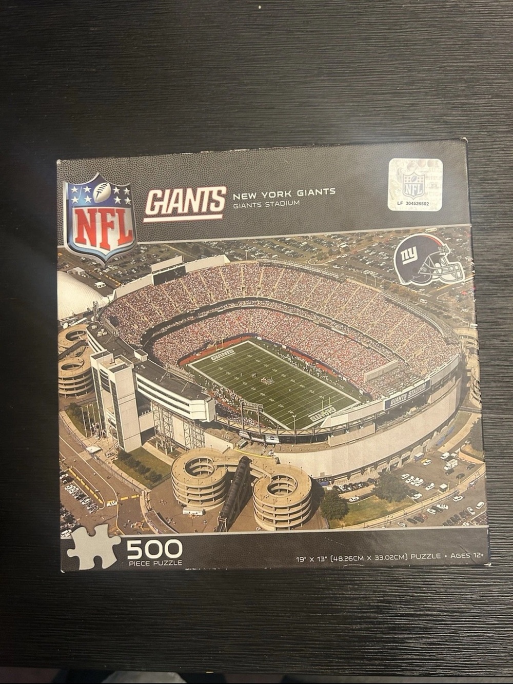 NFL New York Giants Stadium Puzzle – Brown, Tan and Green